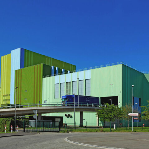 KMW Gelände, Müllheizkraftwerk, Mainz, Ingelheimer Aue